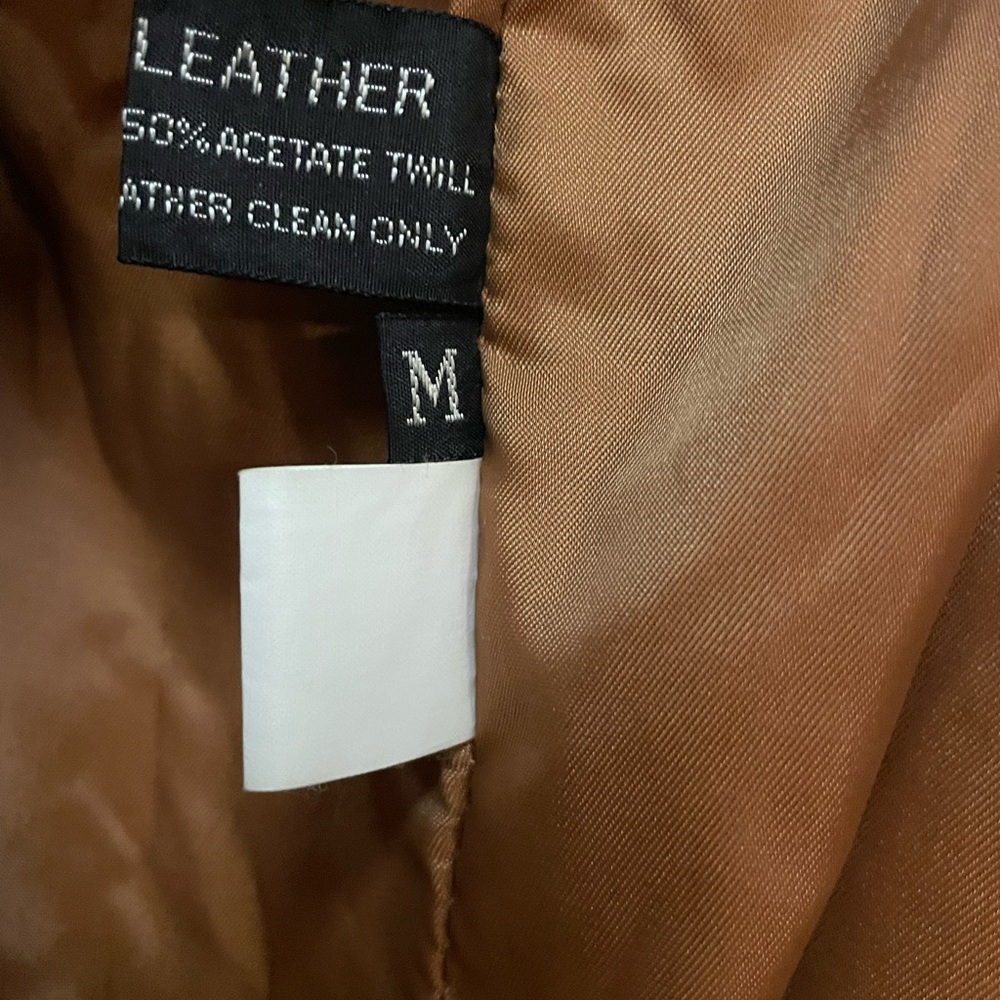 Vintage Full Length Leather Jacket (Patchwork Des… - image 8